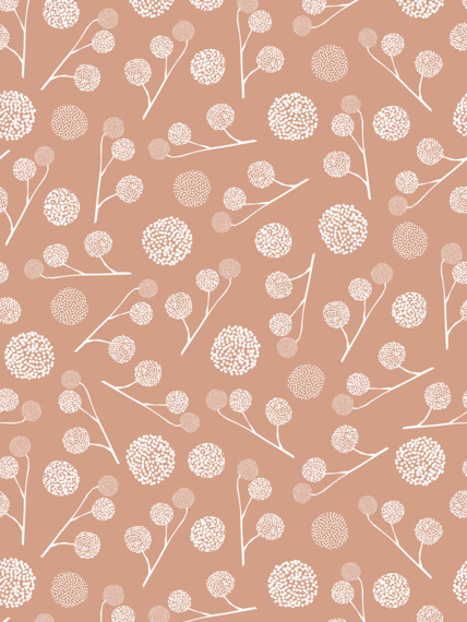 Vzorek tapety Plane tree coral