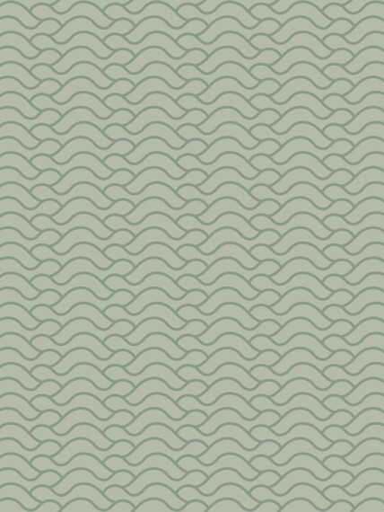Vzorek tapety Waves green